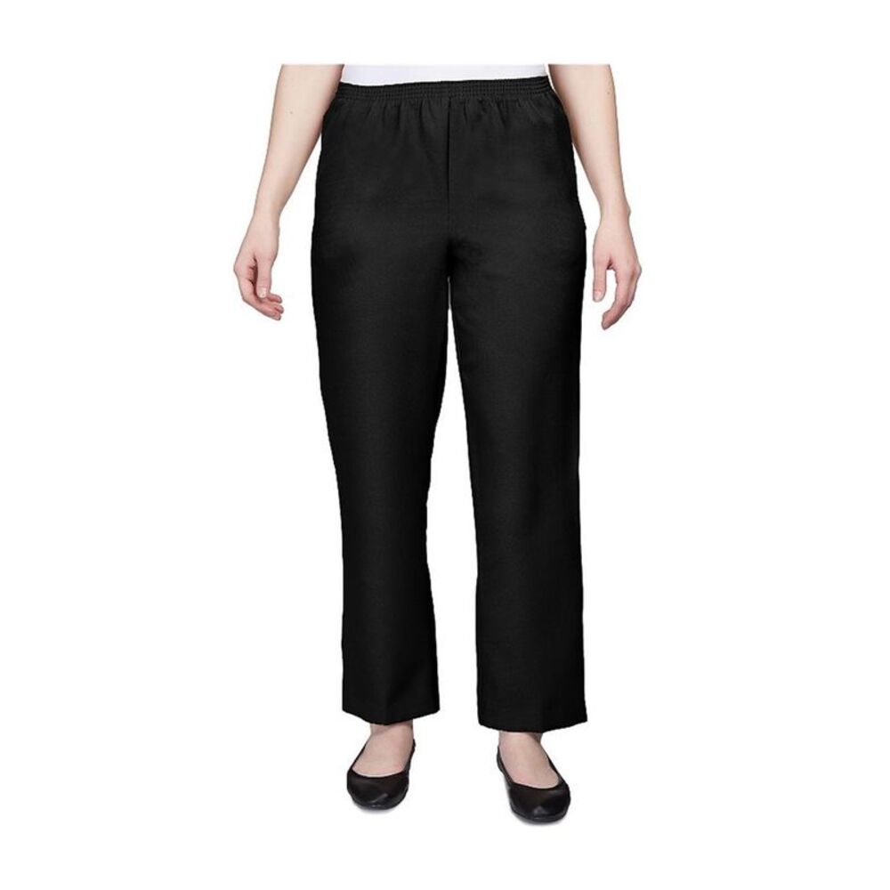 Alfred Dunner Womens Petite Classic Pull-On Casual Trouser Pants, NWT